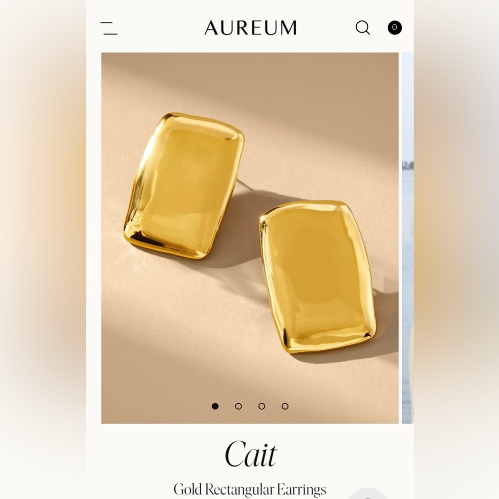 Aureum Cait Gold Earrings